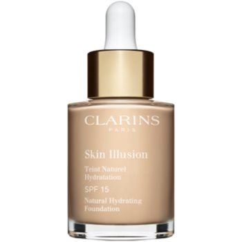 Clarins Skin Illusion Natural Hydrating Foundation makeup radiant cu hidratare SPF 15 - imagine 2
